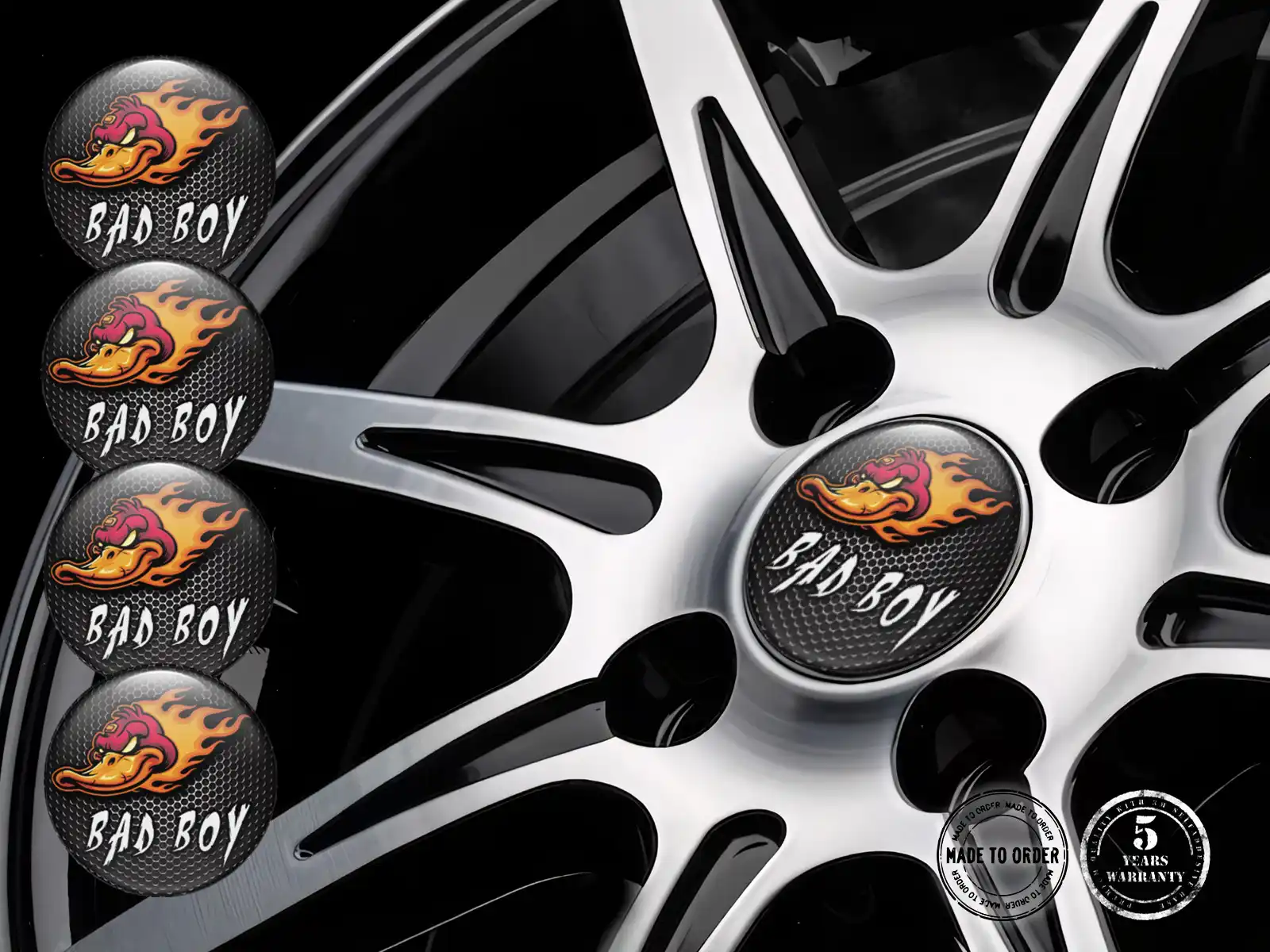 Wheel Emblems Custom Gravitational Pulse Core